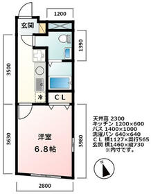 ジョワ西大井の間取り