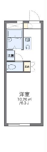 レオパレス新町Aの間取り
