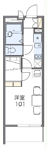 レオパレスサニープレイス甲府の間取り