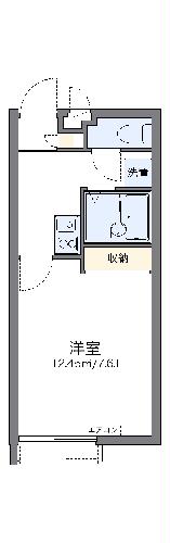 レオパレス石田Ⅱの間取り