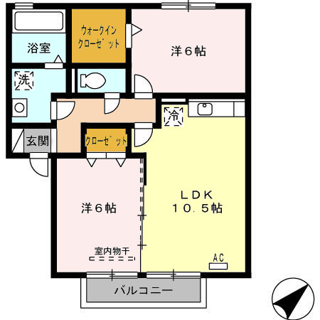 Stone Hills(ストーンヒルズ) Kの間取り