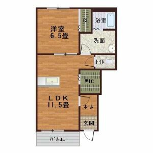 MC Village(エムシービラージュ)C棟の間取り