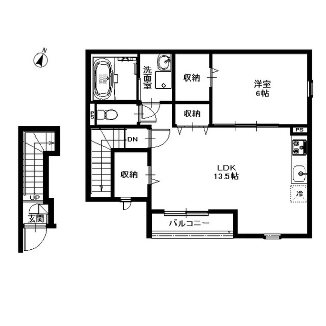 リーブルピスケスの間取り