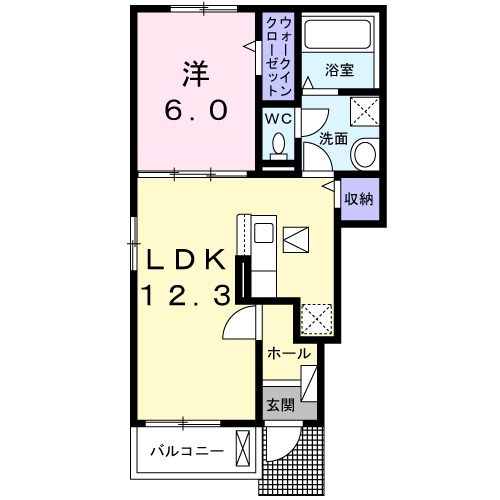 ブラン ノワールの間取り