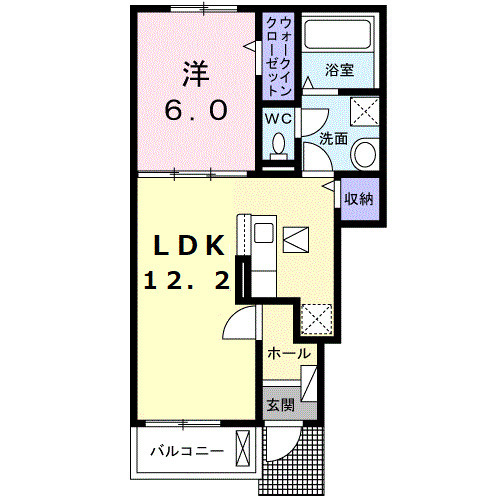 ブラン ノワールの間取り