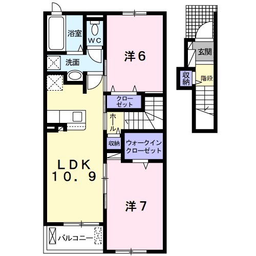 ポラールBの間取り