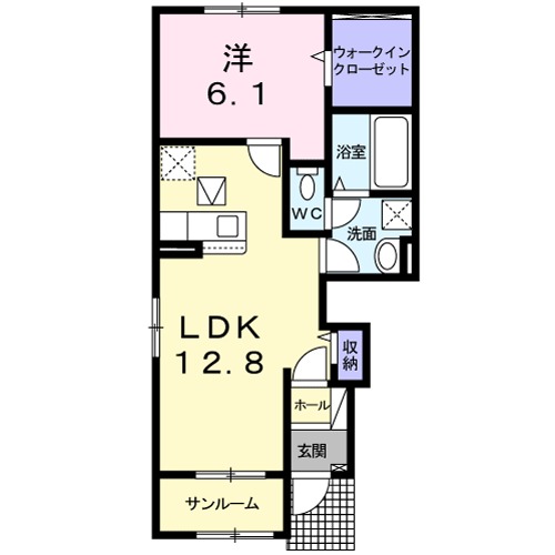 ヴィラ アヴェニールの間取り