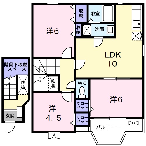 ラフレシールBの間取り