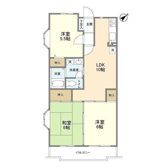 パークサイド鷺沼の間取り
