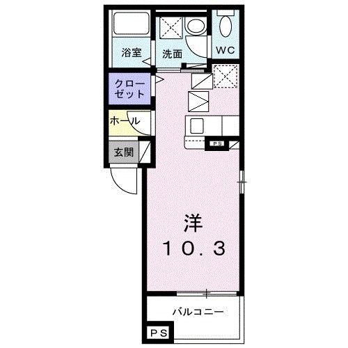 ハイム夢みのの間取り