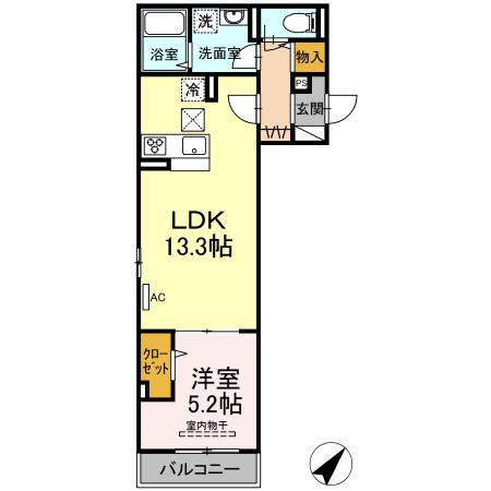 エクセリア南馬込の間取り