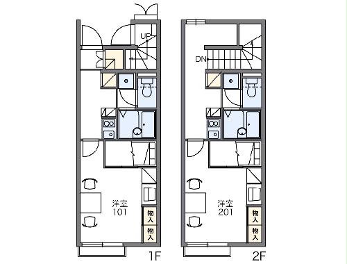 レオパレスルゥシエルの間取り