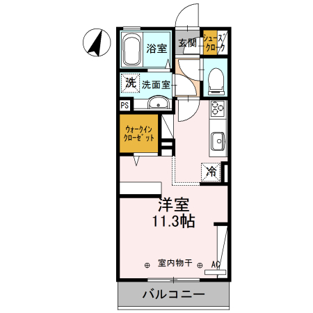 D-roomBusiness小山の間取り