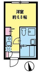 スマートＶＩＬＬＡ羽田・201号室の間取り