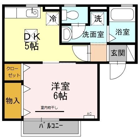 ファンテール Cの間取り