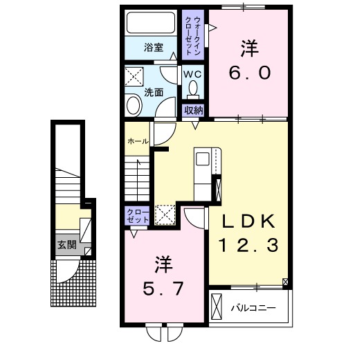 ハーネスの間取り