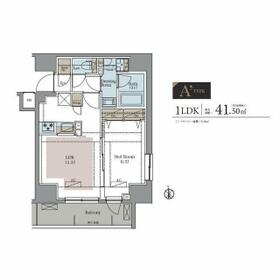 ラグゼナ八王子新町・0403号室の間取り