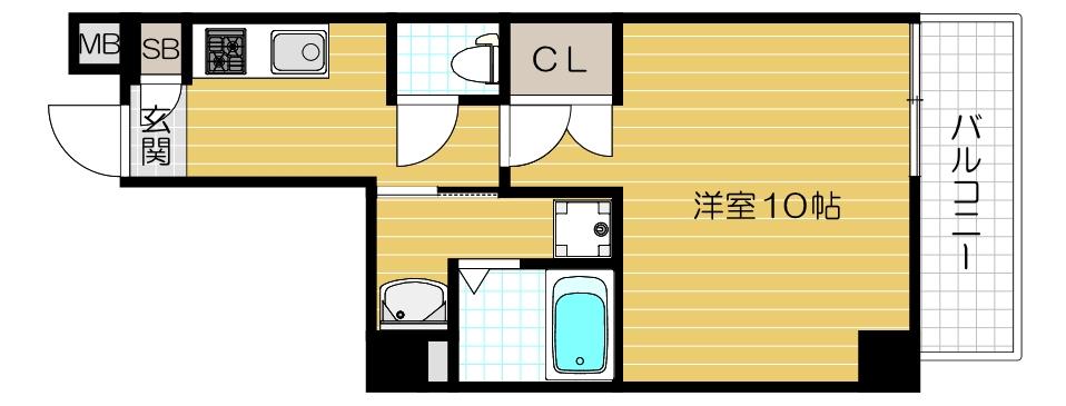 フジロイヤルローズコートの間取り