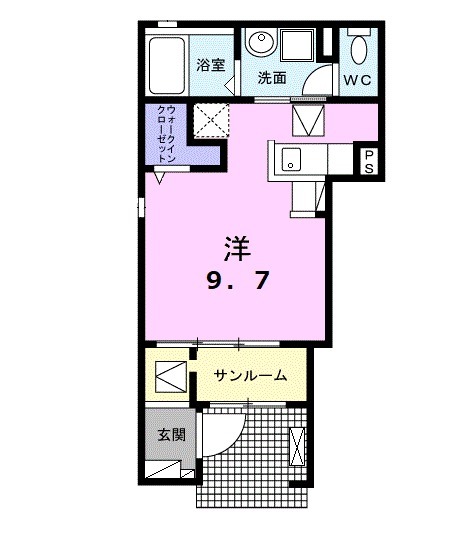 メゾン・ミニヨンの間取り