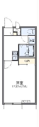 レオパレス糸田の間取り