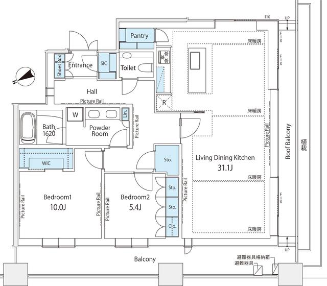 東京ミッドタウン八重洲 八重洲セントラルの間取り
