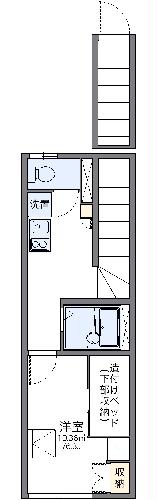 レオパレスメゾンの間取り