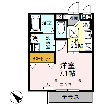 エスポアールの間取り
