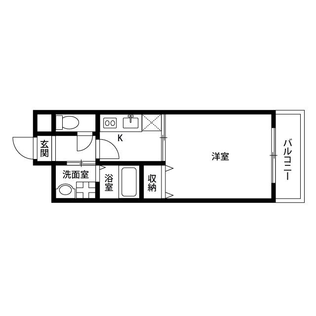 アンプルールフェールネサンスの間取り
