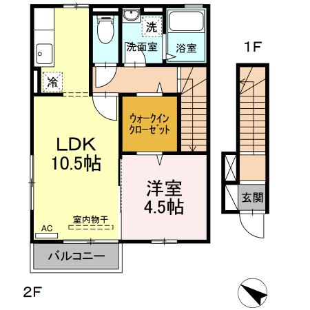 コテージ グレース ノートの間取り