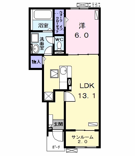 ヴィオレッタの間取り