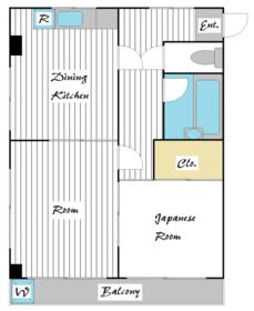 第2河田コーポの間取り
