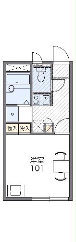 レオパレスヴィラインゼルの間取り