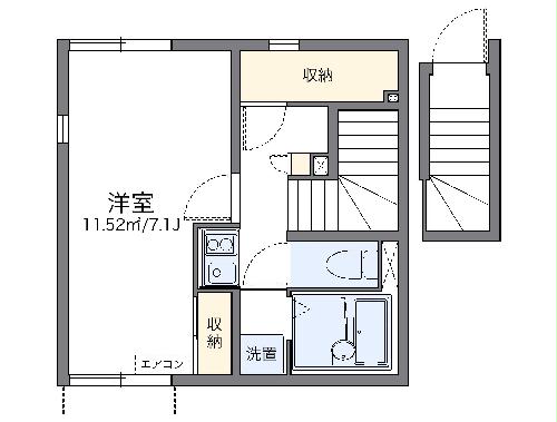 レオネクストシエルブルー戸塚の間取り