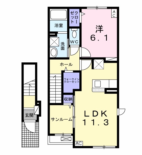 I・RO・HA Ⅰの間取り