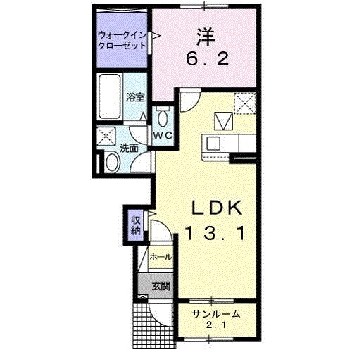 白山ヒルズDの間取り