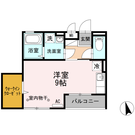 サニーヒルズ立花の間取り
