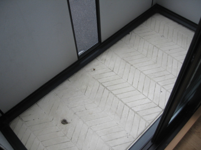 12/25 バルコニー