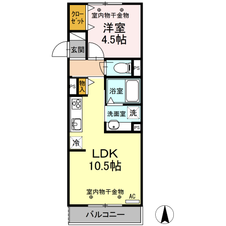 アルバグランデ桑名東方の間取り