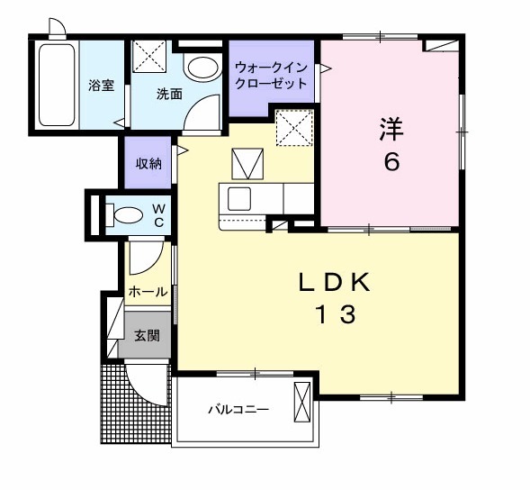 グランハートAの間取り