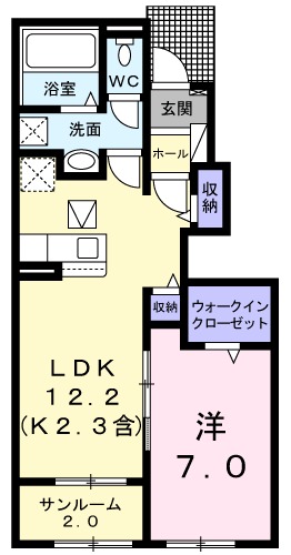 レモネンドアプルの間取り