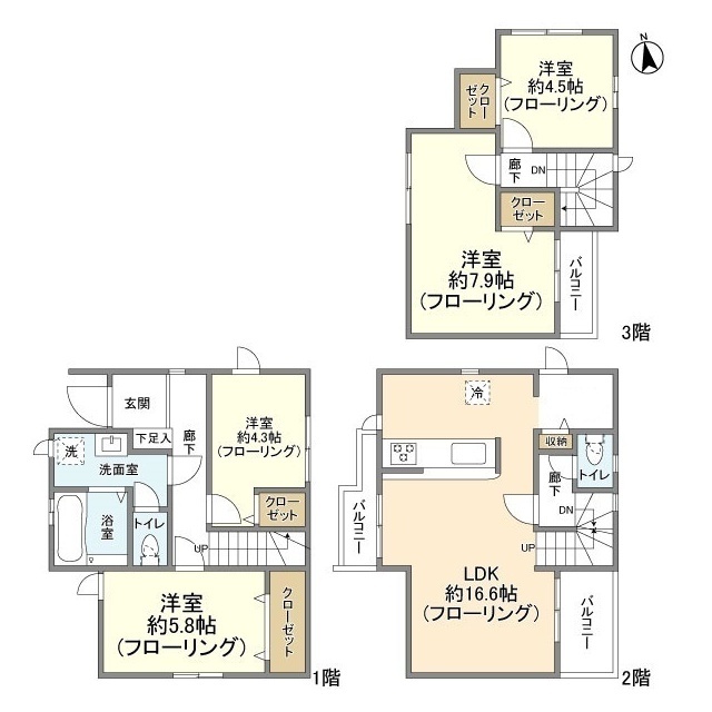 Kolet板橋徳丸の間取り