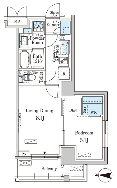 パークアクシス本所吾妻橋サウスレジデンスの間取り
