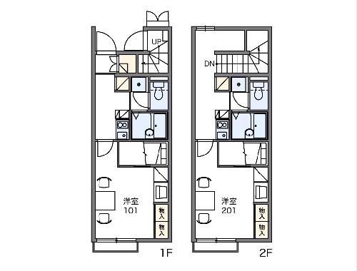 レオパレス山王の間取り