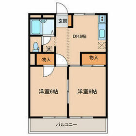 ハイツニュータマの間取り