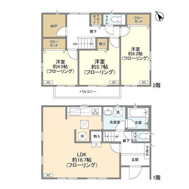 Kolet千葉稲毛#05の間取り