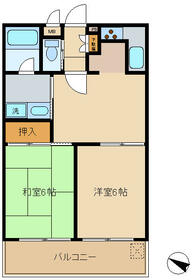 グロ-リア初穂大和の間取り