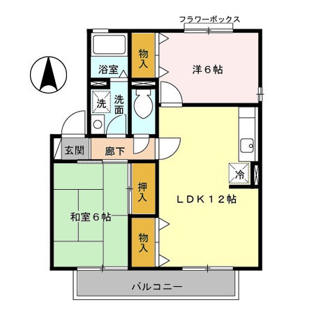 セジュールアネシス Iの間取り