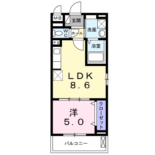 パーチェ MTの間取り