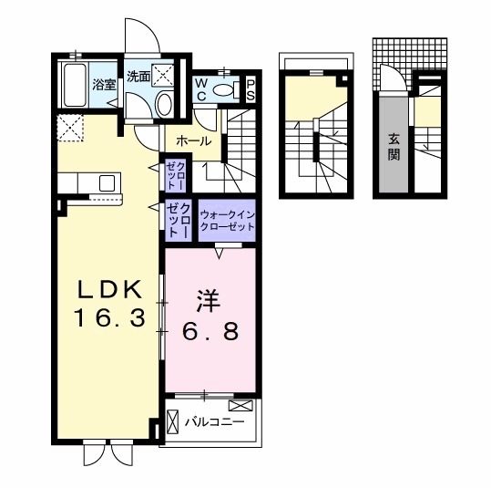 ル　トレフルの間取り