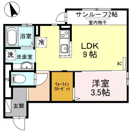 リベーラ辻IIの間取り